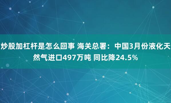炒股加杠杆是怎么回事 海关总署：中国3月份液化天然气进口497万吨 同比降24.5%